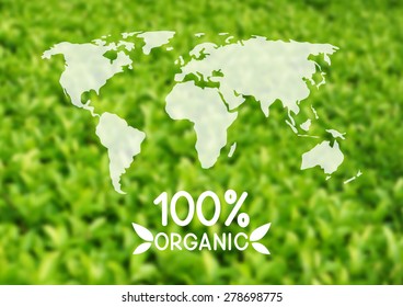 Green natural background for Your design