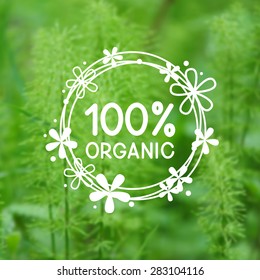 Green natural background for Your design
