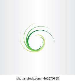 green natural fresh wave vector flow 
