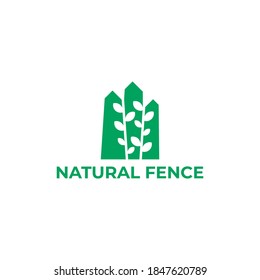 green natural hedge logo vector