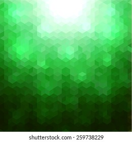 Green natural mosaic background