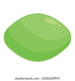 Green natural soap icon cartoon vector. Process skincare. Network liquid service