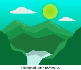 green nature background