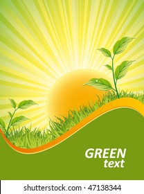 green nature background