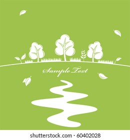Green nature background
