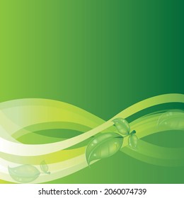 green nature background. an editable vector illustration .