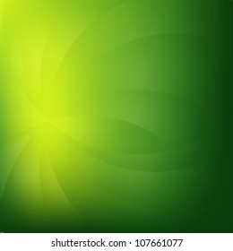 Fundo Verde Natureza Com Linha, Ilustração Vector