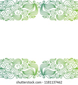 Green nature background. Vector illustration