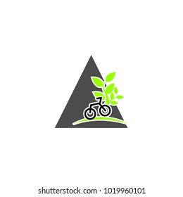 green nature bike