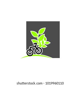 green nature bike