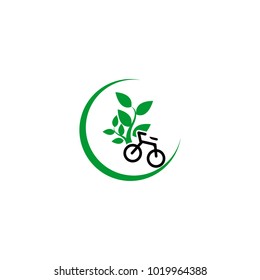 green nature bike