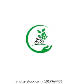 green nature bike