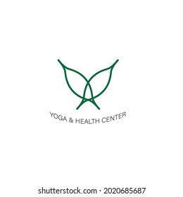 green nature and business vector logo