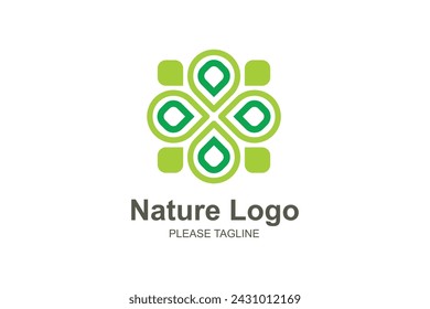 Grüne Natur Öko Logo Vektor