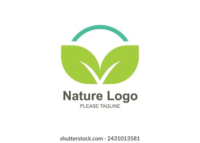 Vector de logotipo de ecología verde