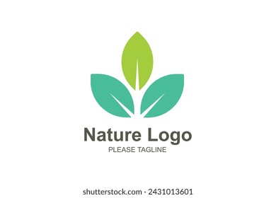 Vector de logotipo de ecología verde