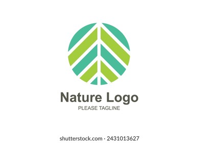 Vector de logotipo de ecología verde