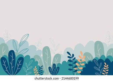 green nature landscape background. beautiful green design background in a flat style. decorative nature background. nature wallpaper. 
