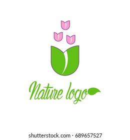 green, nature logo