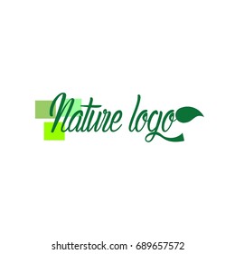 green, nature logo