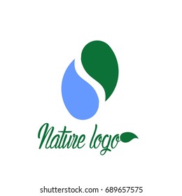 green, nature logo