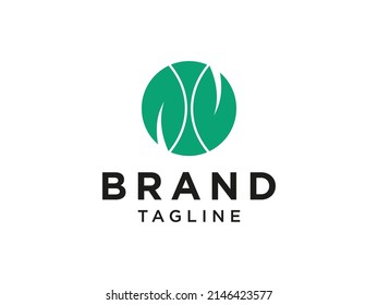 Green Nature Logo. Abstract Leaf  symbol Vector Logo Design Template Element