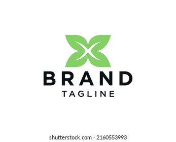 Logo de Green Nature. Símbolo de hoja abstracta Elemento de plantilla de diseño de logotipo
