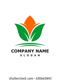 green nature logo concept