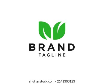 Logo de Green Nature. Icono de hoja Elemento de plantilla de diseño de logotipo de vectores

