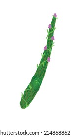 green nature magic stick clipart