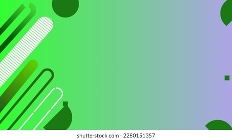 Green Nature Minimalistic Abstract Gradient Background with Copy Space