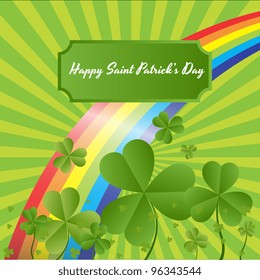 Green Nature Shamrock Background