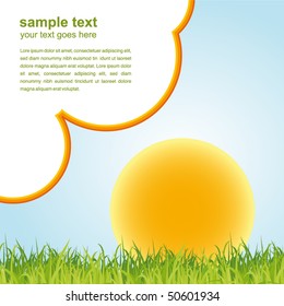 green nature summer background
