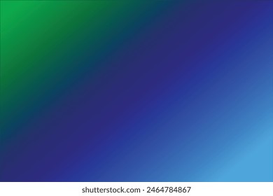 Green, navy blue and sky blue color combination background design. Liner type gradient background design.