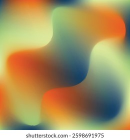 green navy orange color gradiant illustration. green navy orange color gradiant background. not focused image of bright ygreen navy orange color gradation.