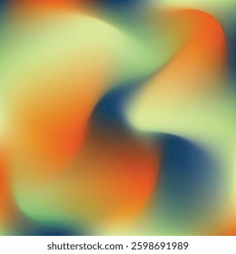 green navy orange color gradiant illustration. green navy orange color gradiant background. not focused image of bright ygreen navy orange color gradation.