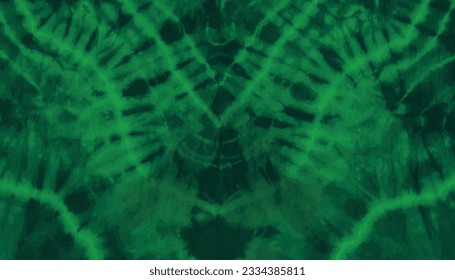 Green neck design hand painted watercolor tie-dye pattern background