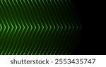 Green neon glowing arrows technology abstract background. Futuristic laser graphic vector design