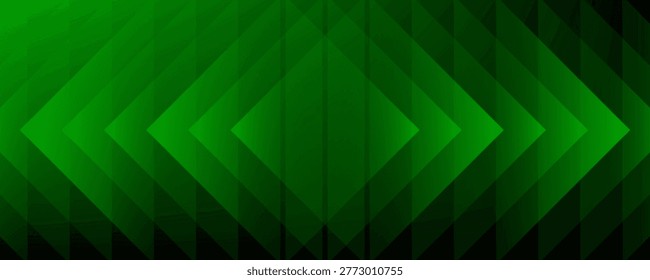 Green neon glowing arrows