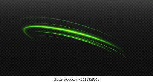 Green neon ring. Glowing circle. Glow effect. Round light frame. abstract light lines of movement and speed. Abstract light lines of movement and speed. light green ellipse.	