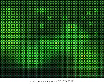 Green neon tubes background