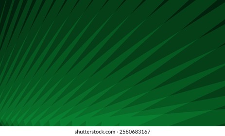 A green, New Year's Eve texture consisting of fan-deployed polygons.