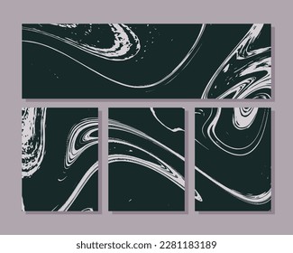 	
cartel de mármol líquido abstracto verde para la decoración de la pared