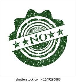 Green No distress grunge seal