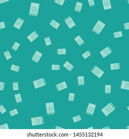 Green Notebook icon isolated seamless pattern on green background. Spiral notepad icon. School notebook. Writing pad. Diary for business. Notebook cover design.  Vector Illustration