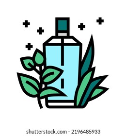 green notes perfume color icon vector. green notes perfume sign. isolated symbol illustration