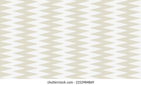 Green nude with white zigzag background