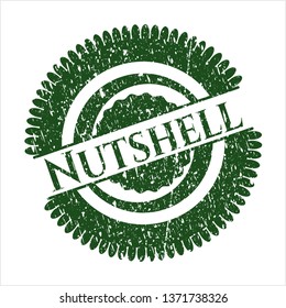 Green Nutshell with rubber seal texture