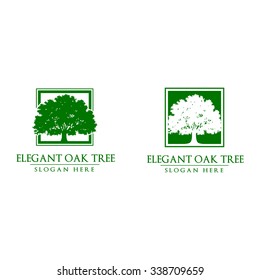 Green Oak Tree Logo vol 1