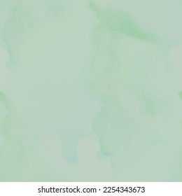 Fondo del Océano Verde. Repita degradado sin soldadura azul. Textura verde elegante. Fondo Sin Mar. Fondo de acuarela fluida. Pintura de vectores sutiles del mar. Océano Índico. Océano acuático azul.